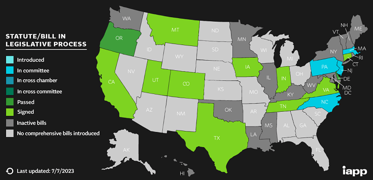 Oregon and Delaware