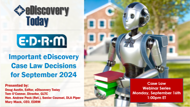 Our September 2024 EDRM