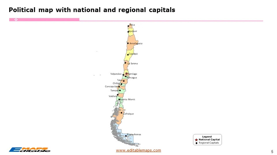 Chile Map Region Chile Map 5 