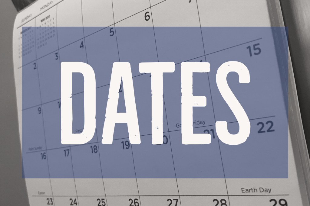 Punctuation and Formatting for Dates Editing and