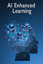 AI-Enhanced Learning cover illustrating a cyborg, AI-human hybrid mind