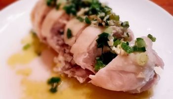 garlic steamed chicken