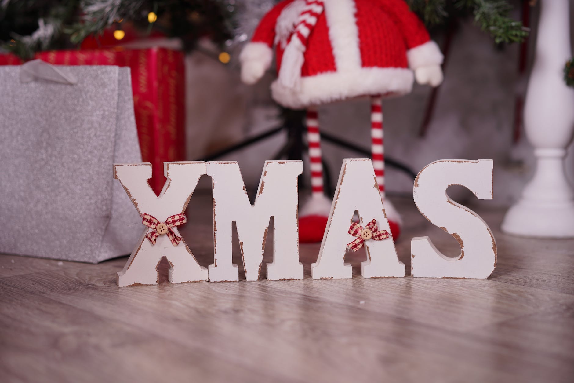 close up photo of a christmas decoration
