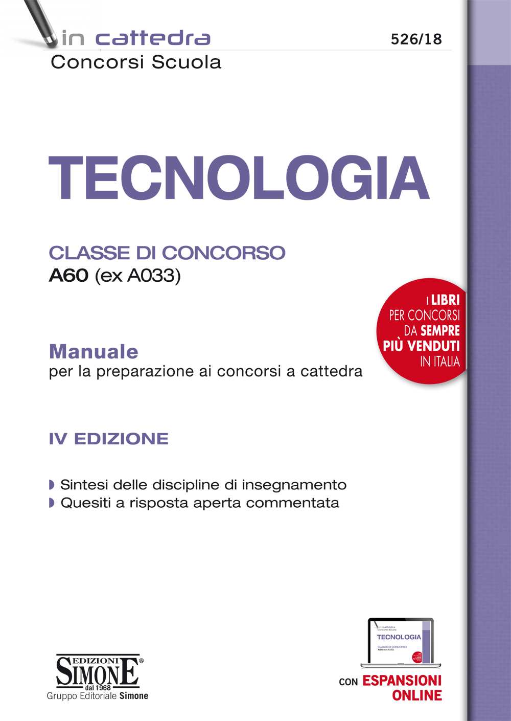 Classe Di Concorso A60 Tecnologia- Manuale - Edizioni Simone 1410_x_1000_jpg