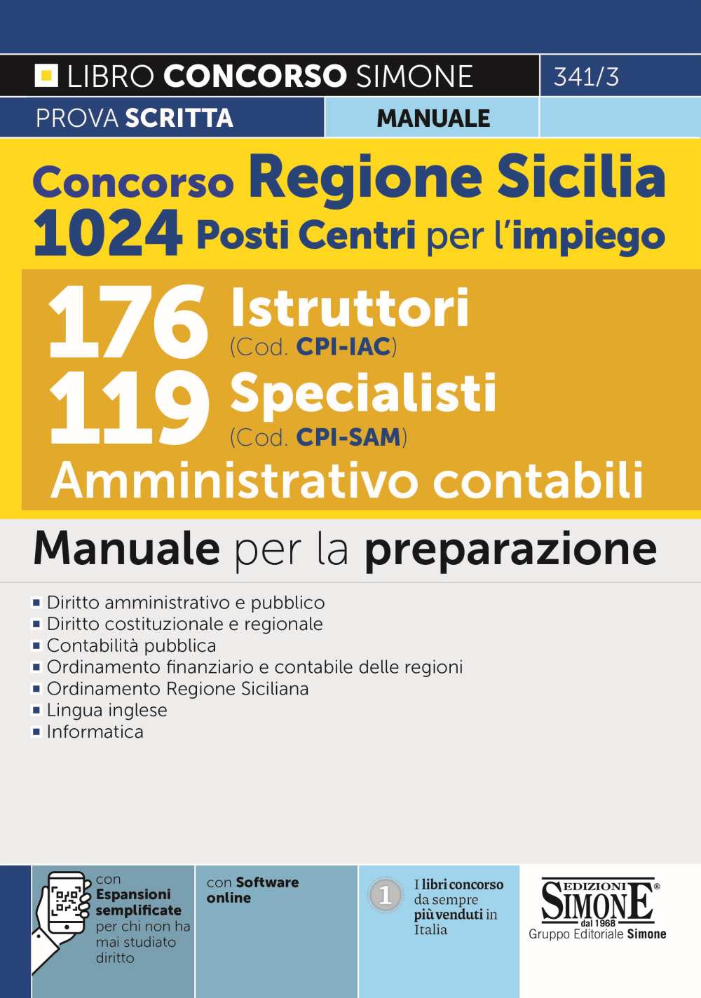 Concorso Centri Per L'impiego Sicilia 1024 Posti - Manuale - Edizioni Simone 1424_x_1000_jpg