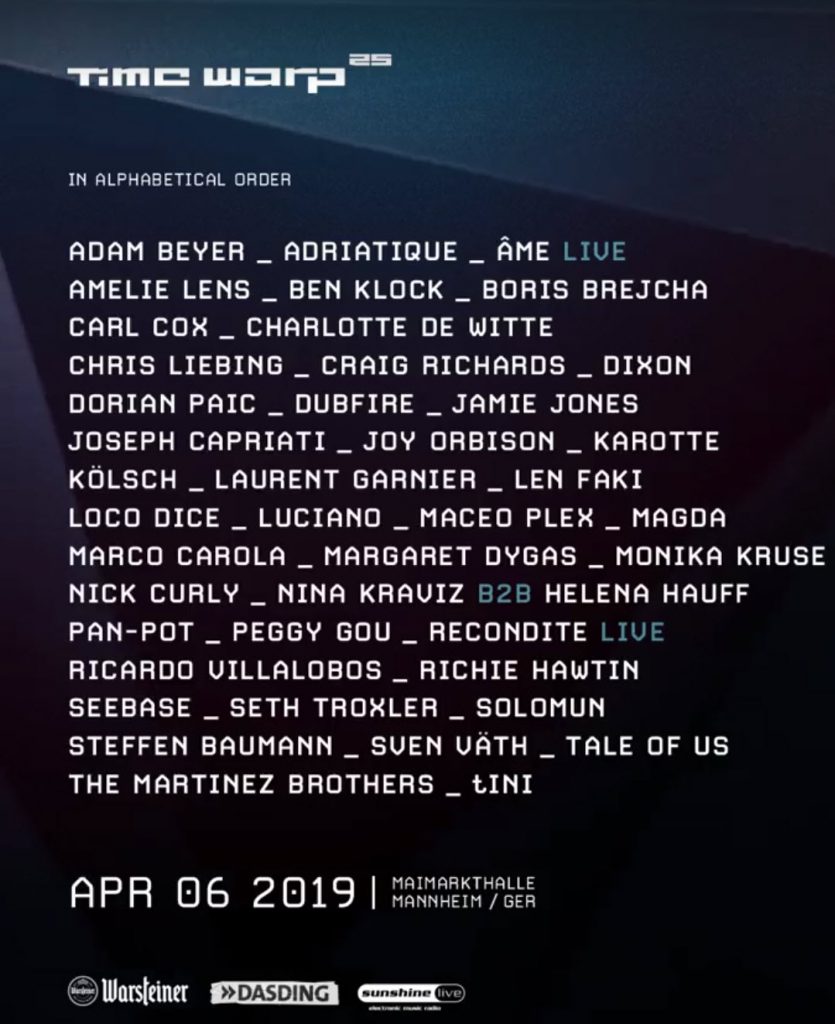 images Time Warp Mannheim 2019 edm identity