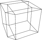 A hiperkocka csÃºcs felÅli vetÃ¼lete RFE-vel