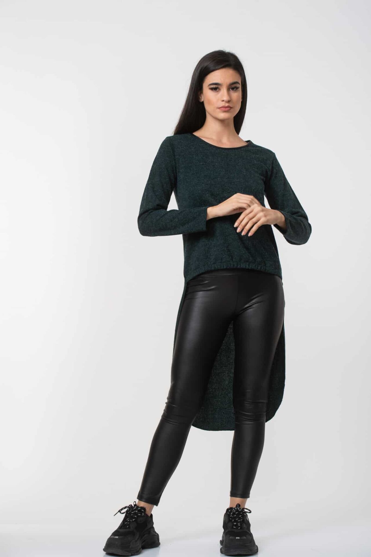  ΜΠΛΟΥΖΑ ΜΕ ΜΑΚΡΙΑ ΠΛΑΤΗ ΠΡΑΣΙΝΗ Πράσινο 2026