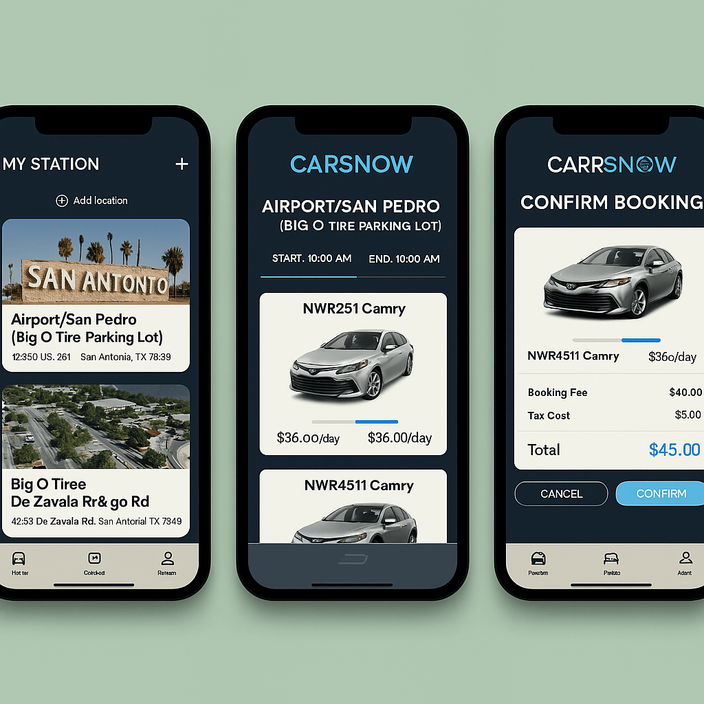 CarsNow car sharing brand concept