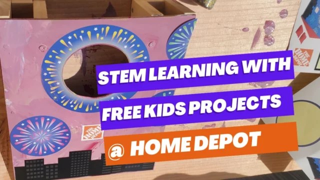 Home depot kids workshops: project-based learning