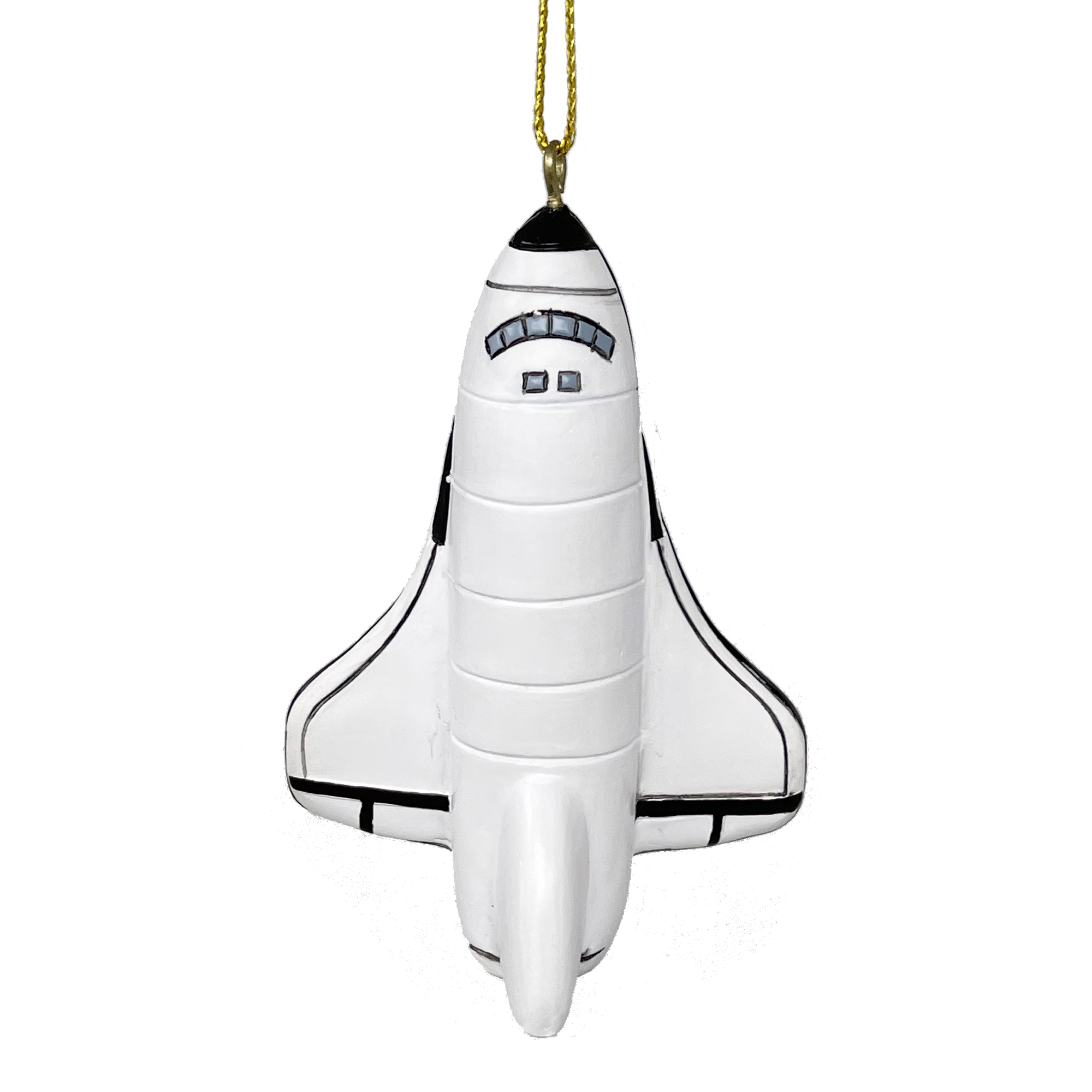 Shuttle Resin Hanging Ornament 7.5cm