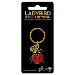 Ladybird Enamel Keyring