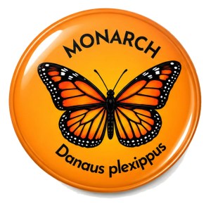 Monarch Butterfly 50mm Large Magnet