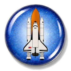 Space Shuttle 50mm Large Magnet