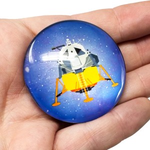 Alternative view of Lunar Module 50mm Large Magnet