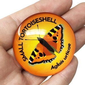 Alternative view of Small Tortoiseshell Butterfly 50mm Large Magnet