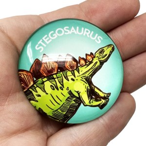 Alternative view of Stegosaurus Dinosaur 50mm Large Magnet