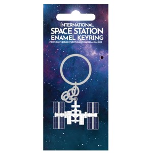ISS Enamel Keyring