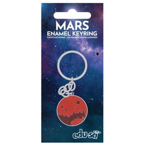 Mars Enamel Keyring