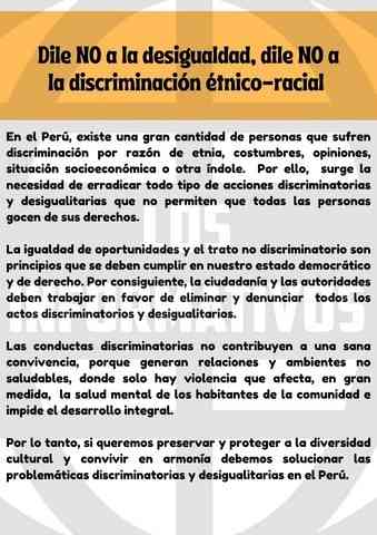 Aprende de la mejor forma con ejemplos aquí. Texto Argumentativo Respecto A La Desigualdad Y Discriminacion Educa Express