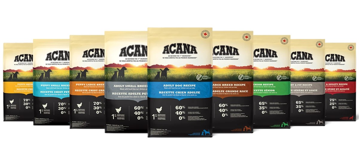 Nourritures pour chiens Acana