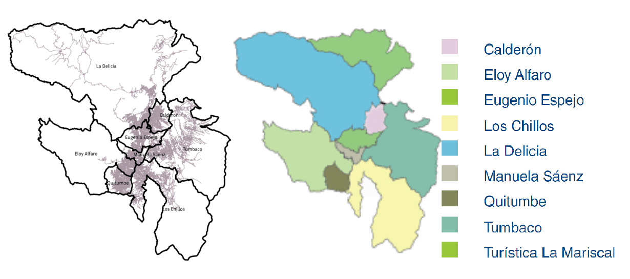 Lista Completa de Parroquias de Quito