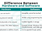 Difference Between Hardware And Software With Examples