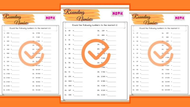 Grade 4 Mathematics Weeks 1 4 Worksheets Term 2 Pdf Rounding - Professional Dark Photo - Desktop