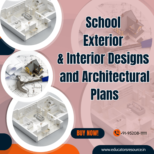 School Exterior and Interior Designs and Architectural Plans