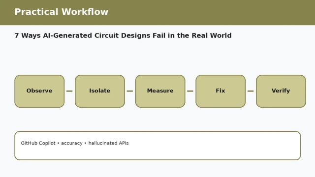 7 Ways AI-Generated Circuit Designs Fail in the Real World — practical workflow