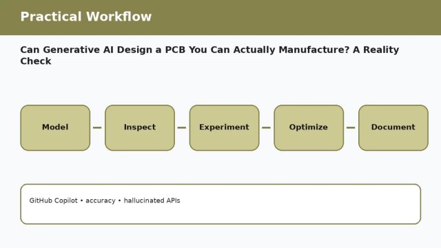 Can Generative AI Design a PCB You Can Actually Manufacture? A Reality Check — practical workflow