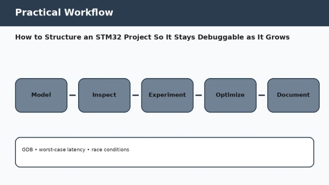 How to Structure an STM32 Project So It Stays Debuggable as It Grows — practical workflow
