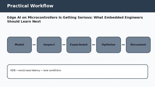 Edge AI on Microcontrollers Is Getting Serious: What Embedded Engineers Should Learn Next — practical workflow