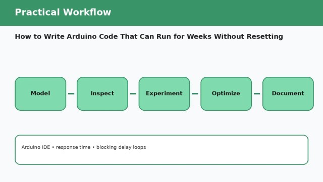 How to Write Arduino Code That Can Run for Weeks Without Resetting — practical workflow