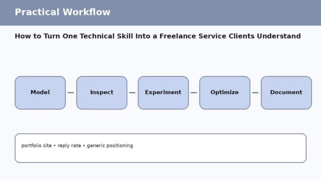 How to Turn One Technical Skill Into a Freelance Service Clients Understand — practical workflow
