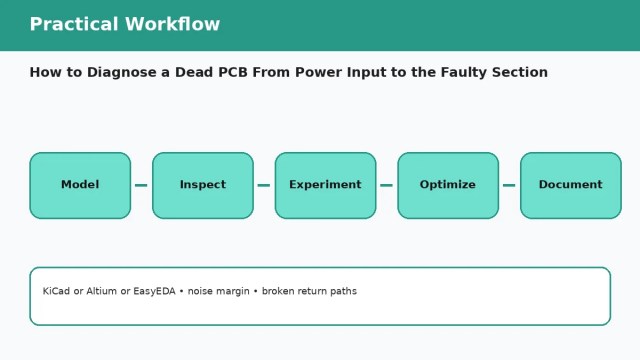 How to Diagnose a Dead PCB From Power Input to the Faulty Section — practical workflow