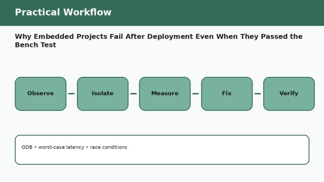 Why Embedded Projects Fail After Deployment Even When They Passed the Bench Test — practical workflow