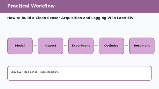 How to Build a Clean Sensor Acquisition and Logging VI in LabVIEW — practical workflow