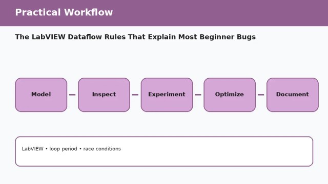 The LabVIEW Dataflow Rules That Explain Most Beginner Bugs — practical workflow