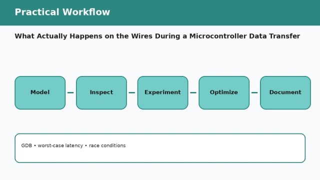 What Actually Happens on the Wires During a Microcontroller Data Transfer — practical workflow