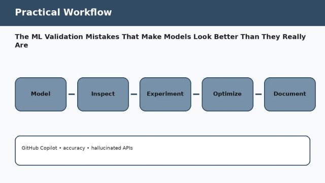 The ML Validation Mistakes That Make Models Look Better Than They Really Are — practical workflow