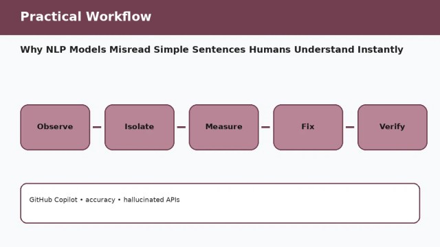 Why NLP Models Misread Simple Sentences Humans Understand Instantly — practical workflow