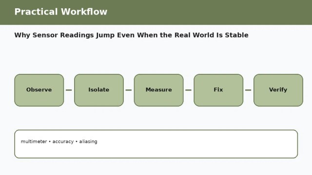 Why Sensor Readings Jump Even When the Real World Is Stable — practical workflow