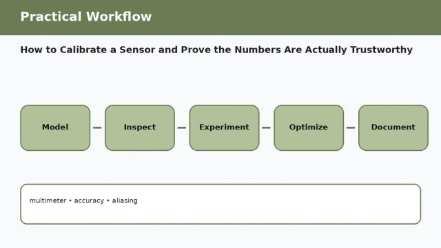 How to Calibrate a Sensor and Prove the Numbers Are Actually Trustworthy — practical workflow