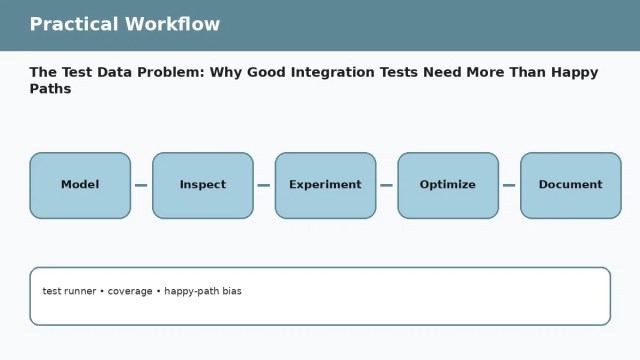 The Test Data Problem: Why Good Integration Tests Need More Than Happy Paths A172 workflow 1 The Test Data Problem: Why Good Integration Tests Need More Than Happy Paths — practical workflow