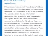 Data Collection Method Tools Overview