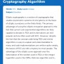 The Concept Of Elliptic Curve Cryptography Algorithm