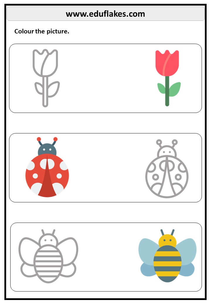 Free coloring worksheets for kindergarten pdf