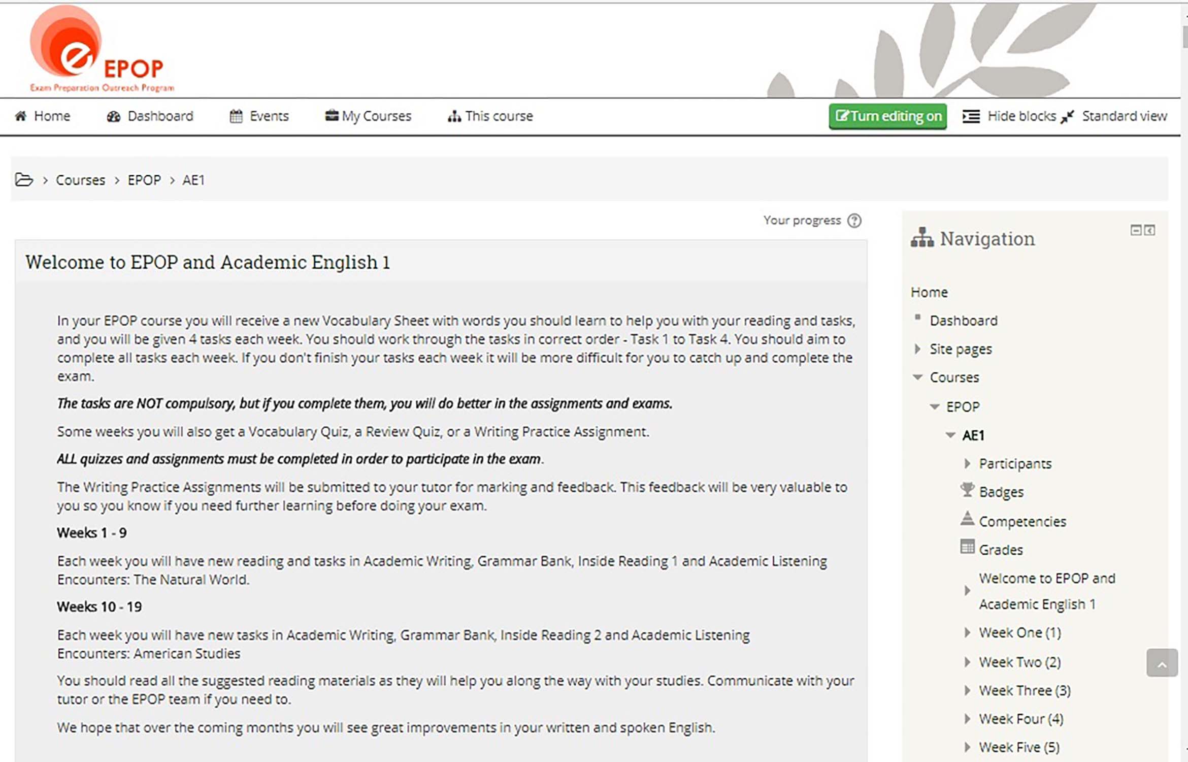 TEP-Thabyay eLearning Platform screenshot