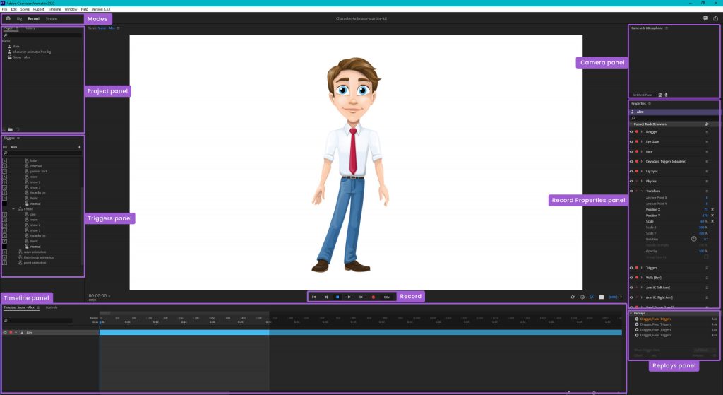 Quick & easy 3d character animation software
